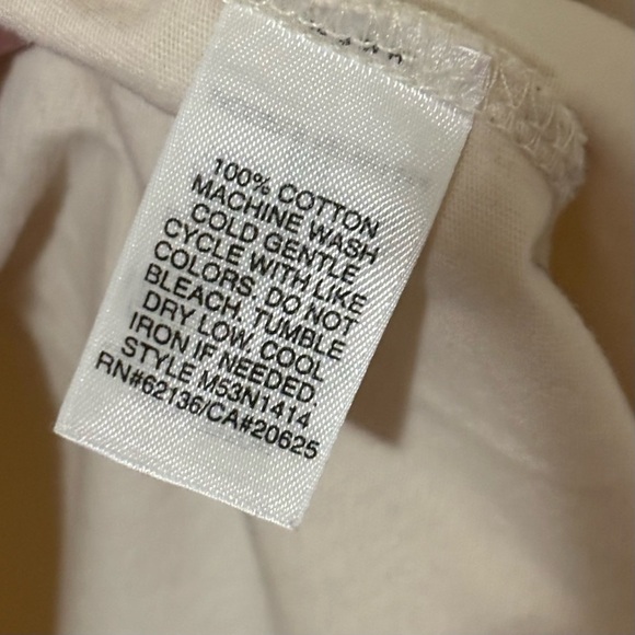 Guess| Men’s Y2K Honore Coat of Arms Cream Long Sleeve Knit Shirt Sz XL - Picture 4 of 5